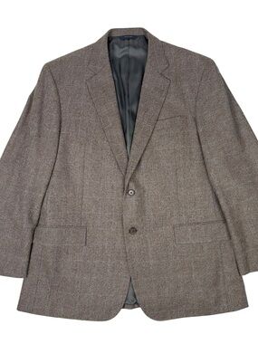 Brooks Brothers Mens Madison Cashmere Wool E. Thomas Herringbone 44R Sport Coat